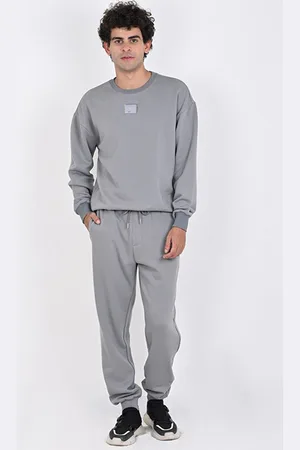 Muvazo Unisex Round Neck Sweatshirt With Joggers
