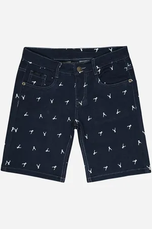 BodyCare Boys Conversational Printed Denim Shorts
