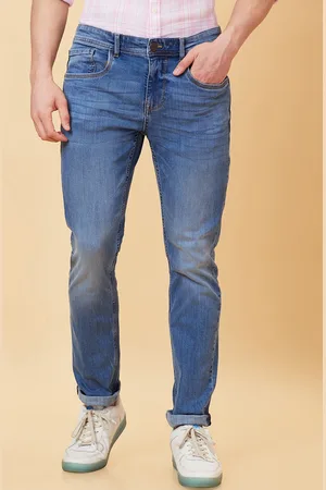 Being Human Men Slim Fit Mid Rise Clean Look Heavy Fade Jeans