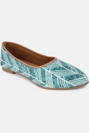 DressBerry Women Printed Slip-On Pointed Toe Regular Ballerinas Flats