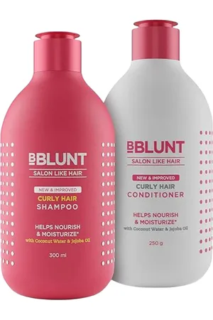 BBLUNT Set Of 2 Curly Hair Shampoo- 300 ml & Conditioner- 250 g