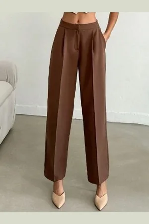 Broadstar Women Pleated Korean Pants