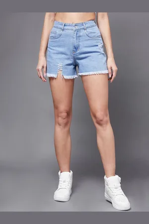Miss Chase Women Ripped Denim Shorts