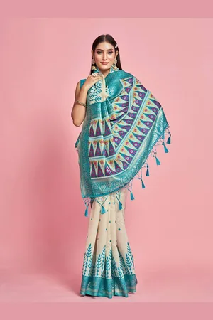 Mimosa Woven Design Zari Banarasi Saree