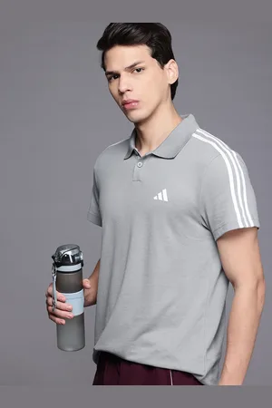 adidas 3-Striped Logo Detail Polo T-shirt