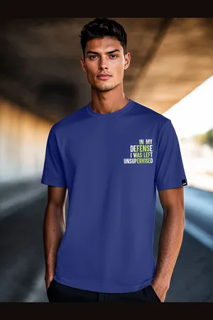Bewakoof Men Typography Printed Pure Cotton T-shirt