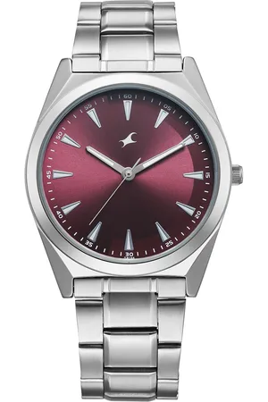 Fastrack Men Brass Dial & Stainless Steel Bracelet Style Straps Analogue Watch