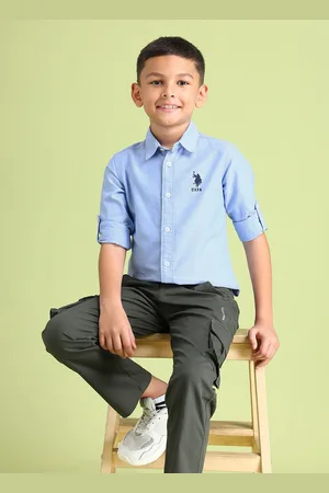 Ralph Lauren Boys Spread Collar Pure Cotton Casual Shirt