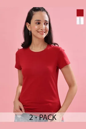 dollar Pack Of 2 Round Neck Cotton T-shirt