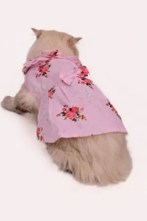 Vastramay Printed Rayon Dog Dress