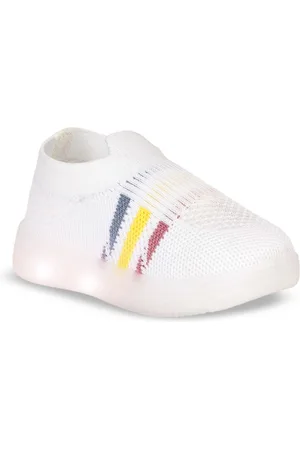Lil Lollipop Kids Textured LED Slip On Sneakers