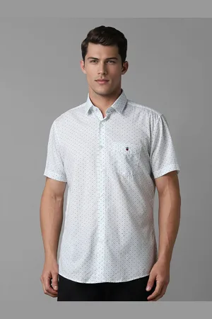 Louis Philippe Men Slim Fit Opaque Printed Casual Shirt