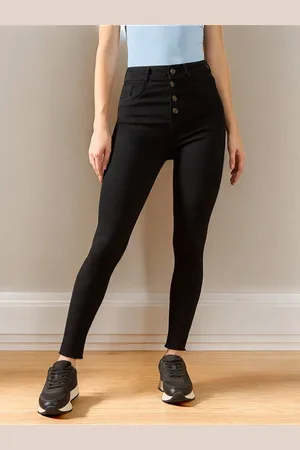 DOLCE CRUDO Women Skinny Fit High-Rise Stretchable Jeans