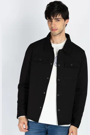 Status Quo Men Denim Jacket with Embroidered