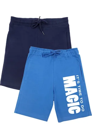 Wear Your Mind Boys Navy Blue Printed Harry Potter Shorts Pack Of 2