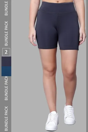Diaz Women Pack of 2 Running Sports Shorts