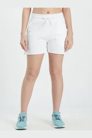 EDRIO Women White Sports Shorts