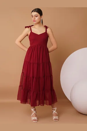 Chemistry Women Shoulder Straps Fit & Flare Dress