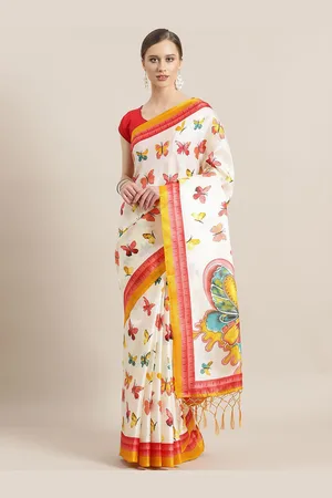 Kalista Printed Saree With Blouse Piece