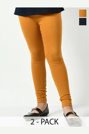 KAYU Girls Pack Of 2 Ankle-Length Lenggings