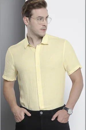 Nautica Slim Fit Pure Linen Casual Shirt