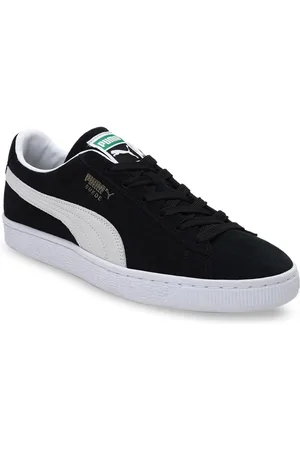 PUMA Men Black Suede Classic XXI Sneakers