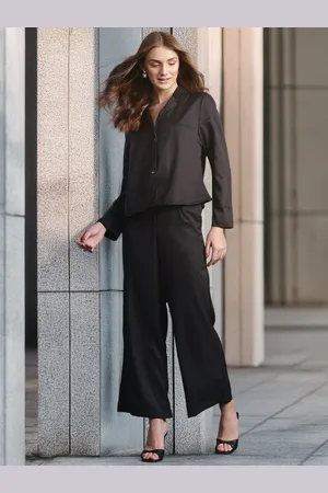 DressBerry Lapel Collar Blazer-Style Co-ords