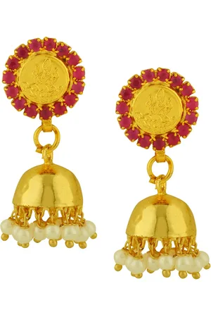 Alamod Gold-Plated Classic Jhumkas