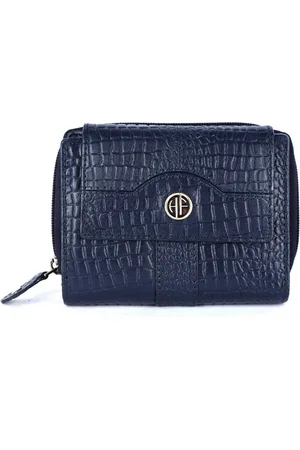 HAMMONDS FLYCATCHER Animal Textured Leather RFID Zip Around Wallet