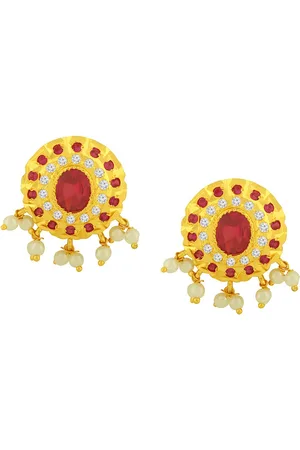 Alamod Gold-Plated Classic Stud Earrings