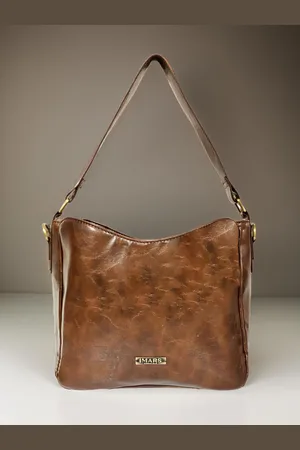 IMARS Solid Structured Shoulder Bag