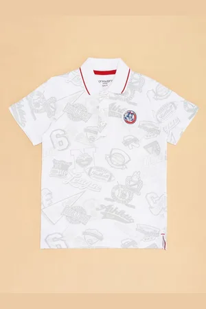 Pantaloons Boys Printed PoloCollar Cotton Tshirt