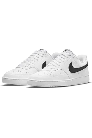 Nike Women White Court Vision Low Sneakers