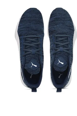 PUMA Men Blue & White Robust Knit Running Shoes
