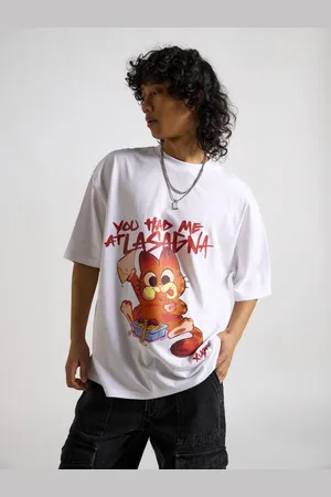 THE CLOTHING FACTORY Men Garfield Printed T-shirt