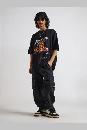 THE CLOTHING FACTORY Men Printed Applique T-shirt