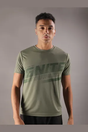 Force NXT Men Typography Printed Sports T-shirt