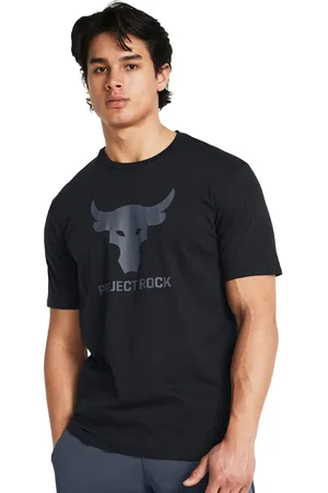 Under Armour Men Printed Round Neck Cotton Tshirt