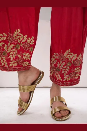 FAUSTO Women Party Open Toe Flats with Buckles