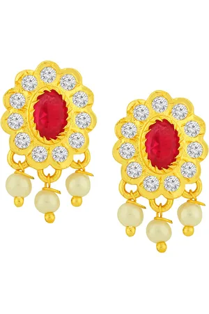 Alamod Gold-Plated Classic Drop Earrings