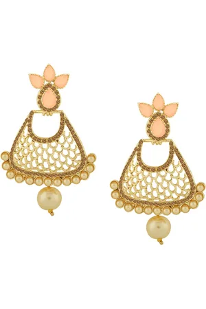Alamod Gold-Plated Classic Chandbalis Earrings