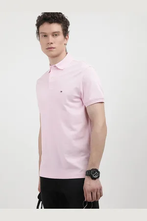 Tommy Hilfiger Men Embroidered Polo Collar T-shirt