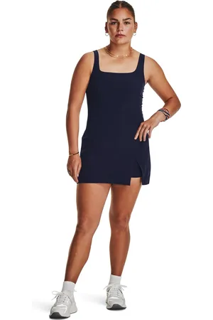 Under Armour Square Neck Sleeveless Mini Sport Dresses