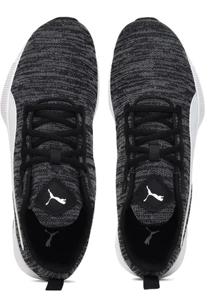 PUMA Men Black Textile Running Shoes