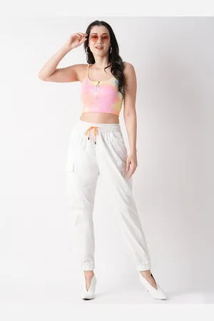 Globus Women Smart Tapered Fit Joggers Trousers