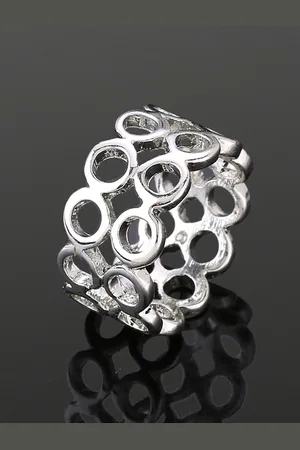 ESTELE Rhodium-Plated Finger Ring