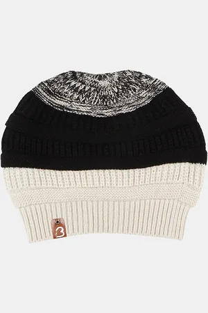 Bharatasya Men Self Design Acrylic Beanie
