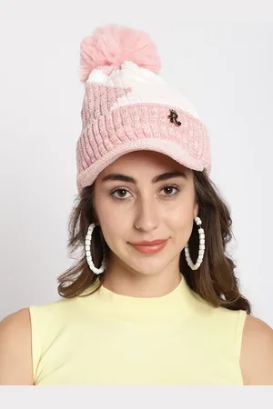 Ellis Self Design Acrylic Beanie With Visor