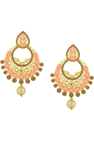 Alamod Gold-Plated Classic Chandbalis Earrings
