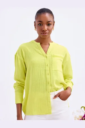 COVER STORY Women Comfort Opaque Striped Casual Shirt